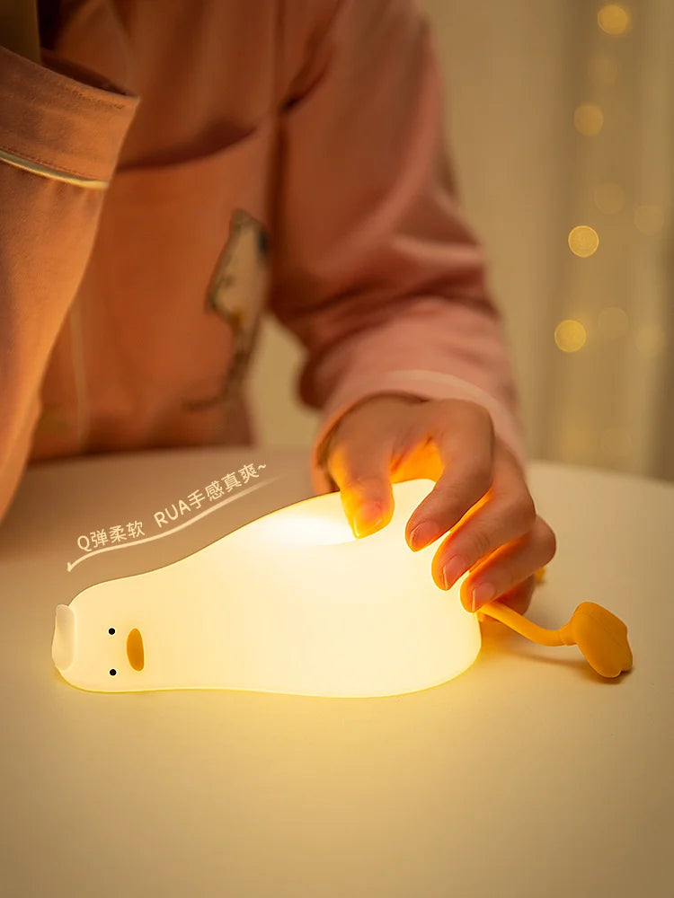 Cute Duck Night Lamp for Bedroom & Nursery