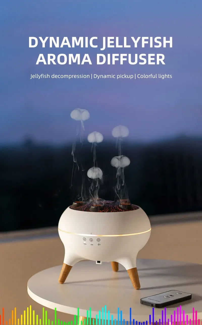 Jellyfish Air Humidifier with LED Lights