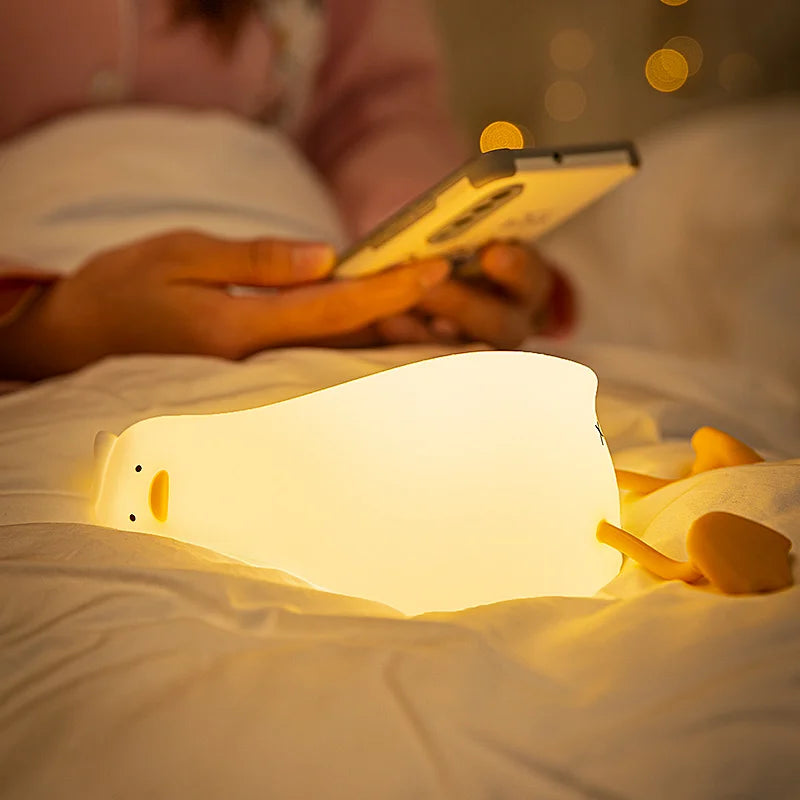 Cute Duck Night Lamp for Bedroom & Nursery