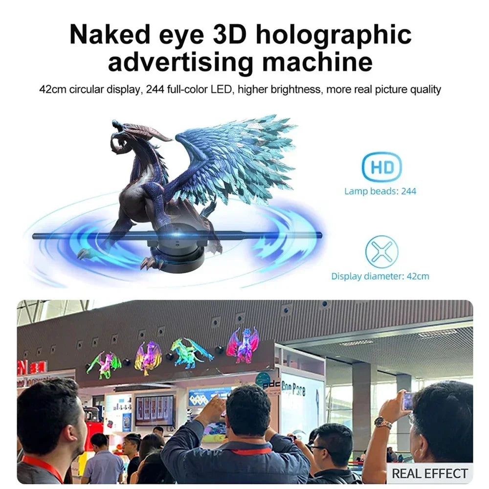 3D Hologram Fan Projector