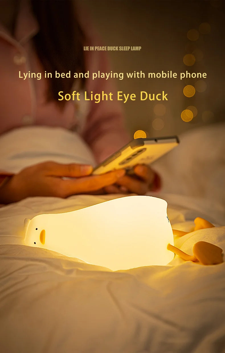 Cute Duck Night Lamp for Bedroom & Nursery