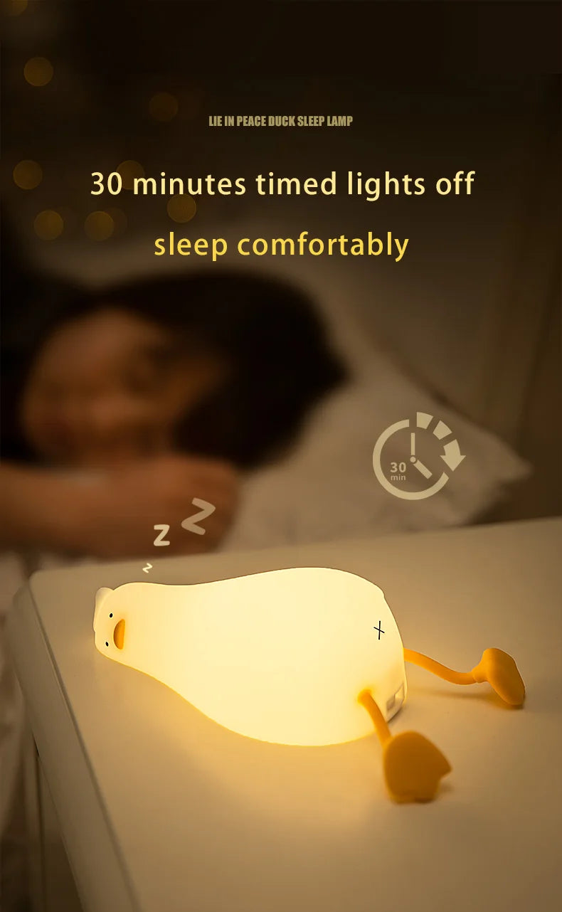 Cute Duck Night Lamp for Bedroom & Nursery
