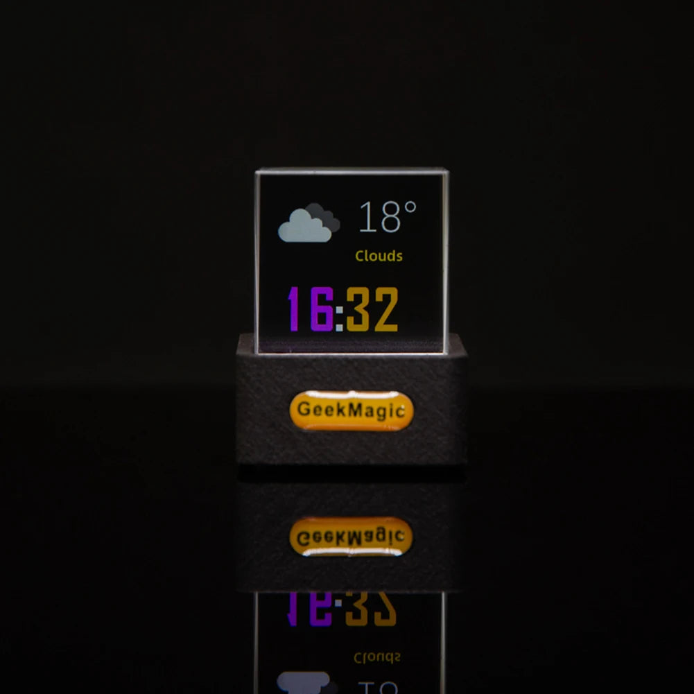 Holographic LED Digital Clock Cube