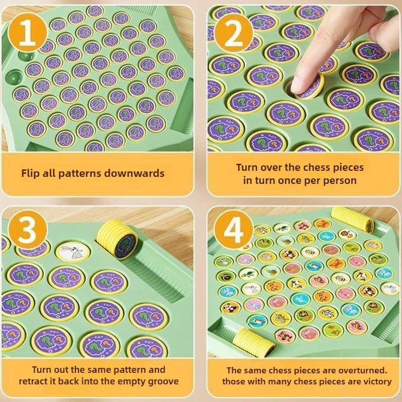 Kids Brain Game – Flip & Match Chess