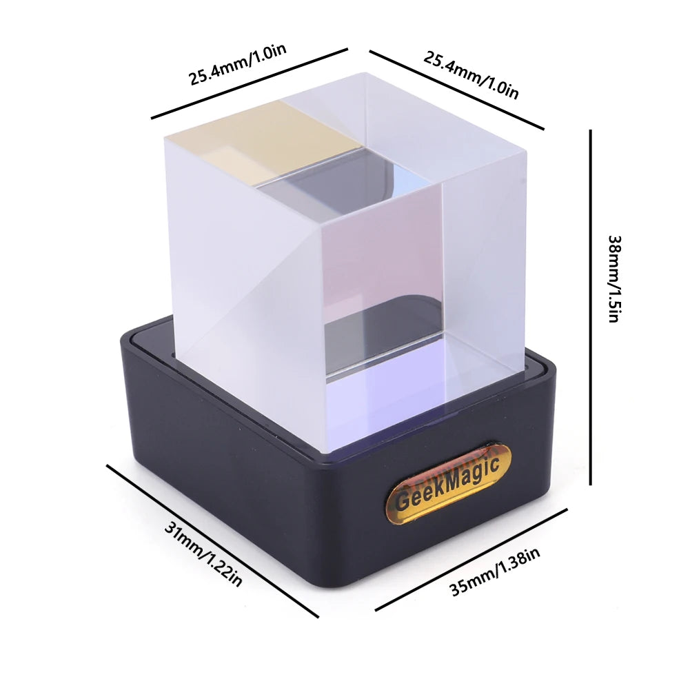 Holographic LED Digital Clock Cube