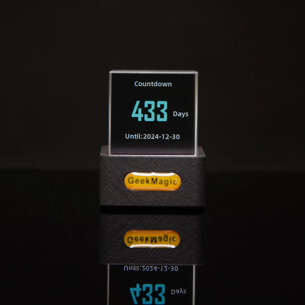 Holographic LED Digital Clock Cube