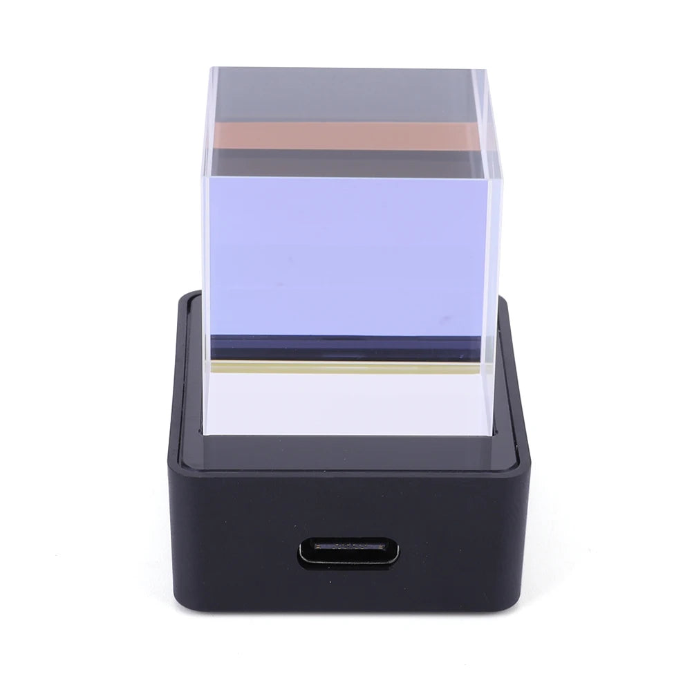 Holographic LED Digital Clock Cube