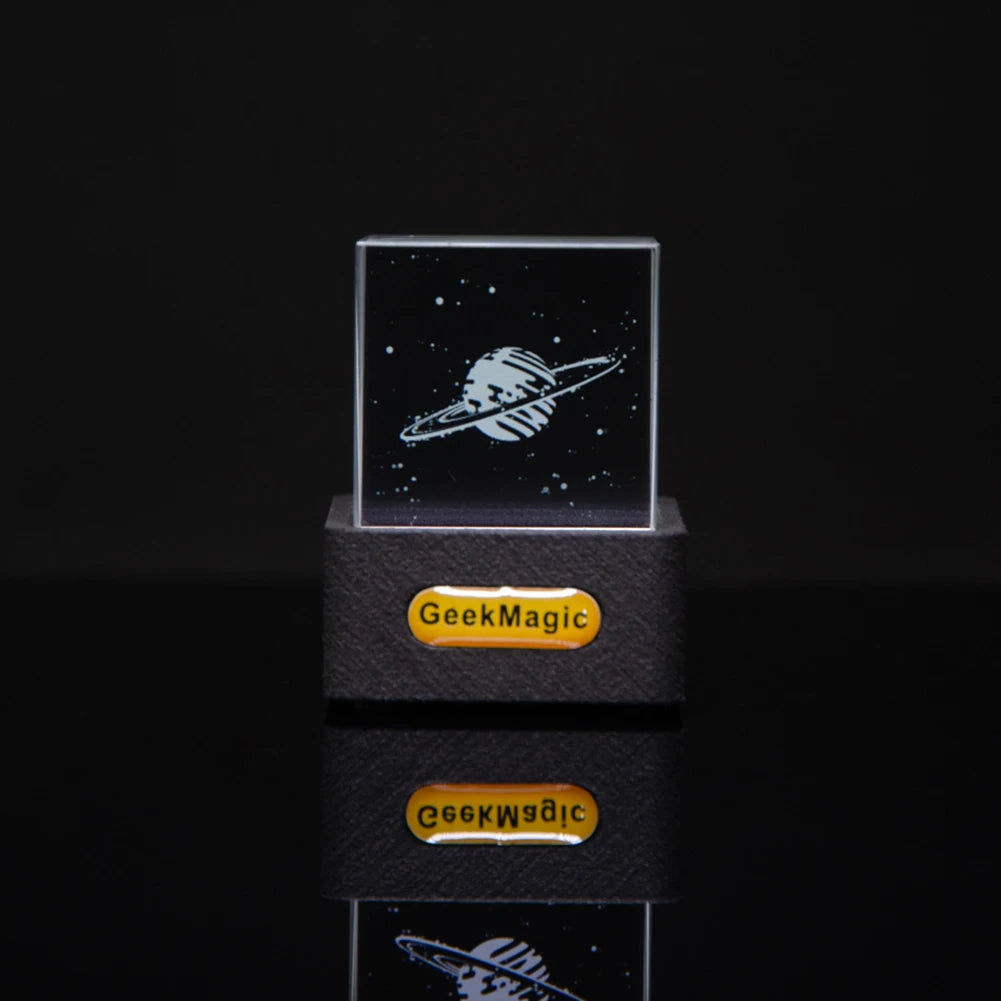 Holographic LED Digital Clock Cube