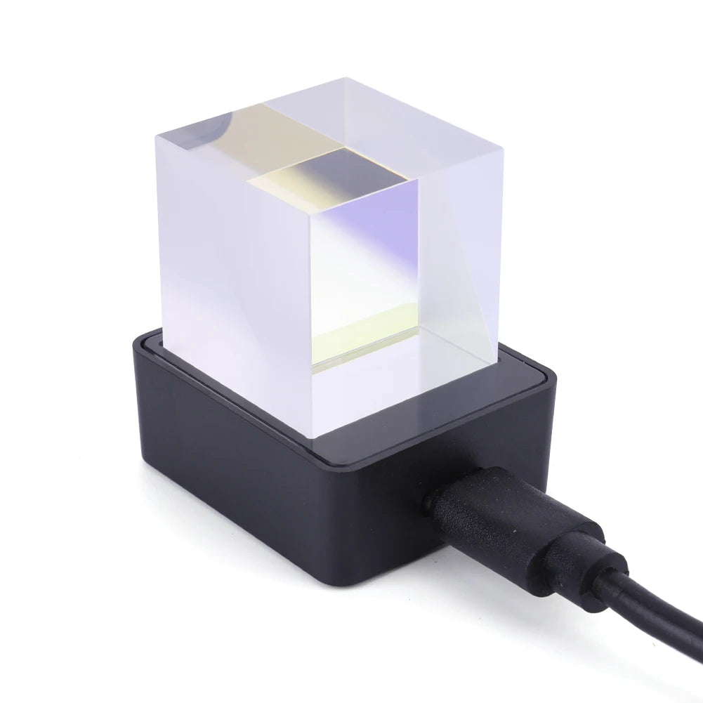 Holographic LED Digital Clock Cube