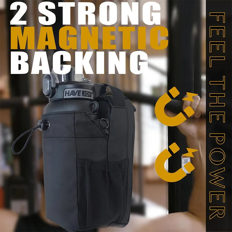 Magnetic Gym Bag with Phone Pocket